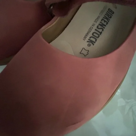 Birkenstock Women's Shoes Lora suede Maryjane slip on walking - Picture 5 of 7